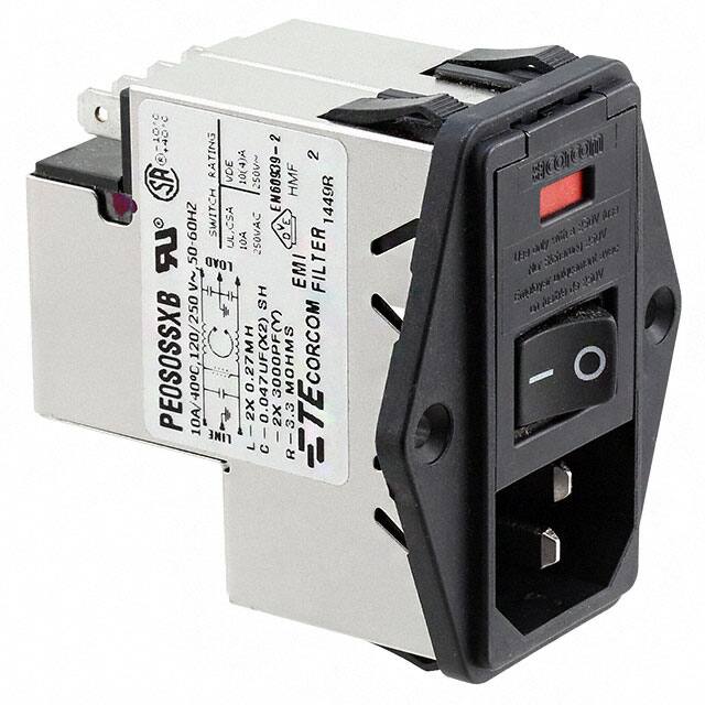 2-6609104-2 TE Connectivity Corcom Filters  Power Entry Modules (PEM)